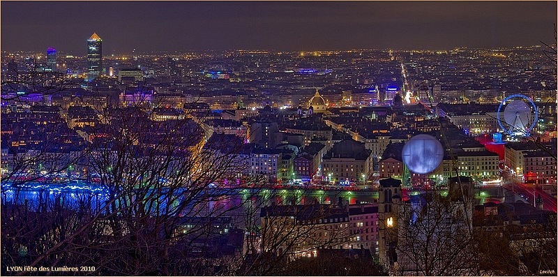 Lyon - la fête des lumières 2010 Lumlyon800